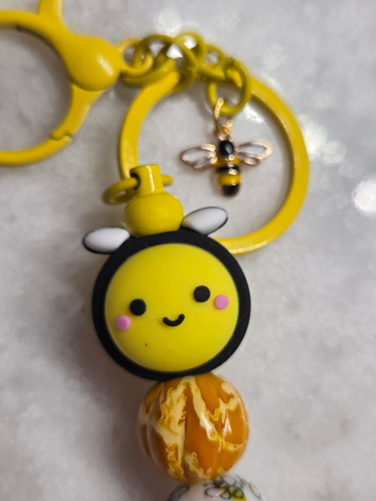 Bee-utiful Bee π Key Chain