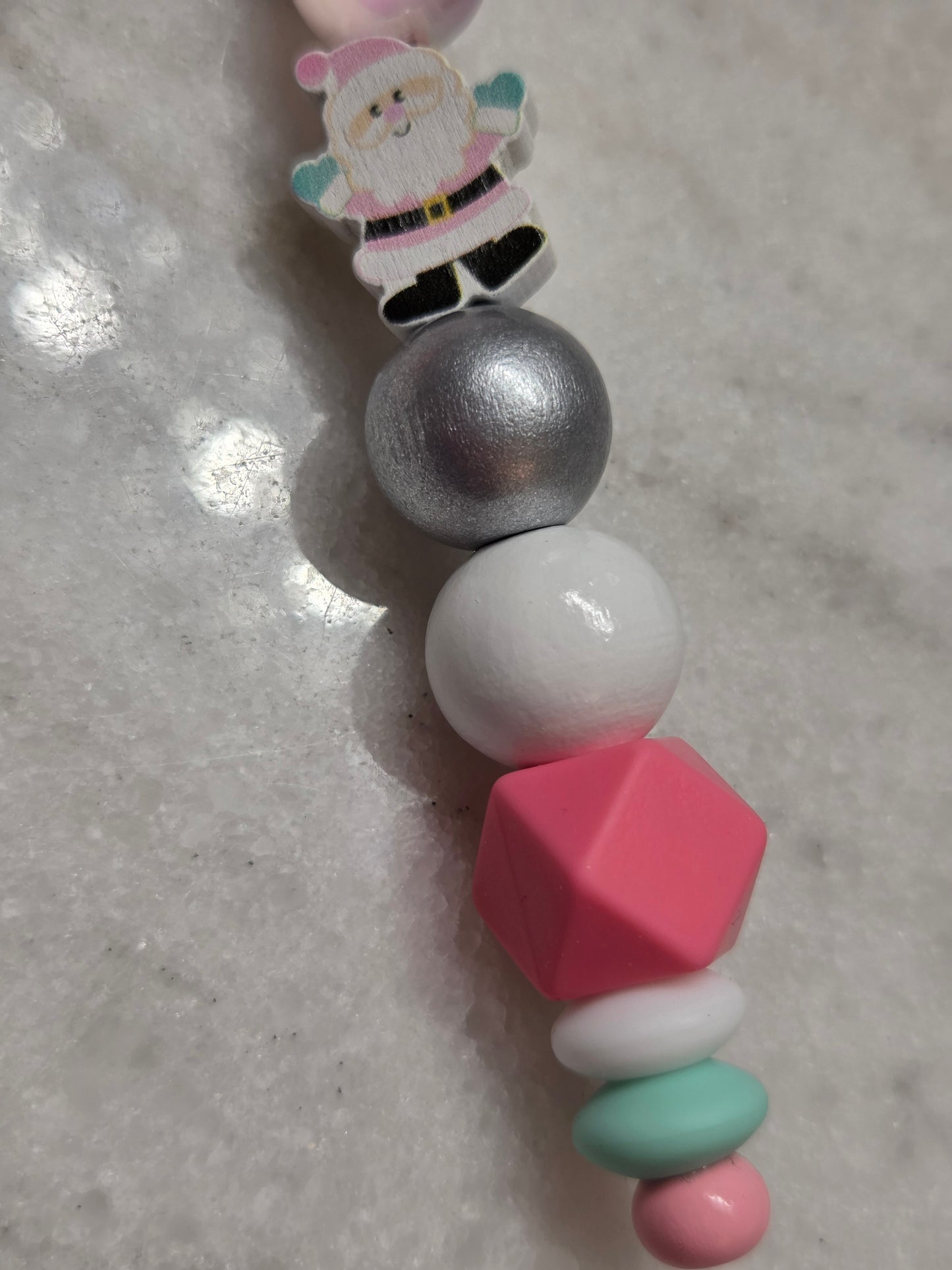 Christmas - Pink Edition & Teal Edition - Santa Man Keychain