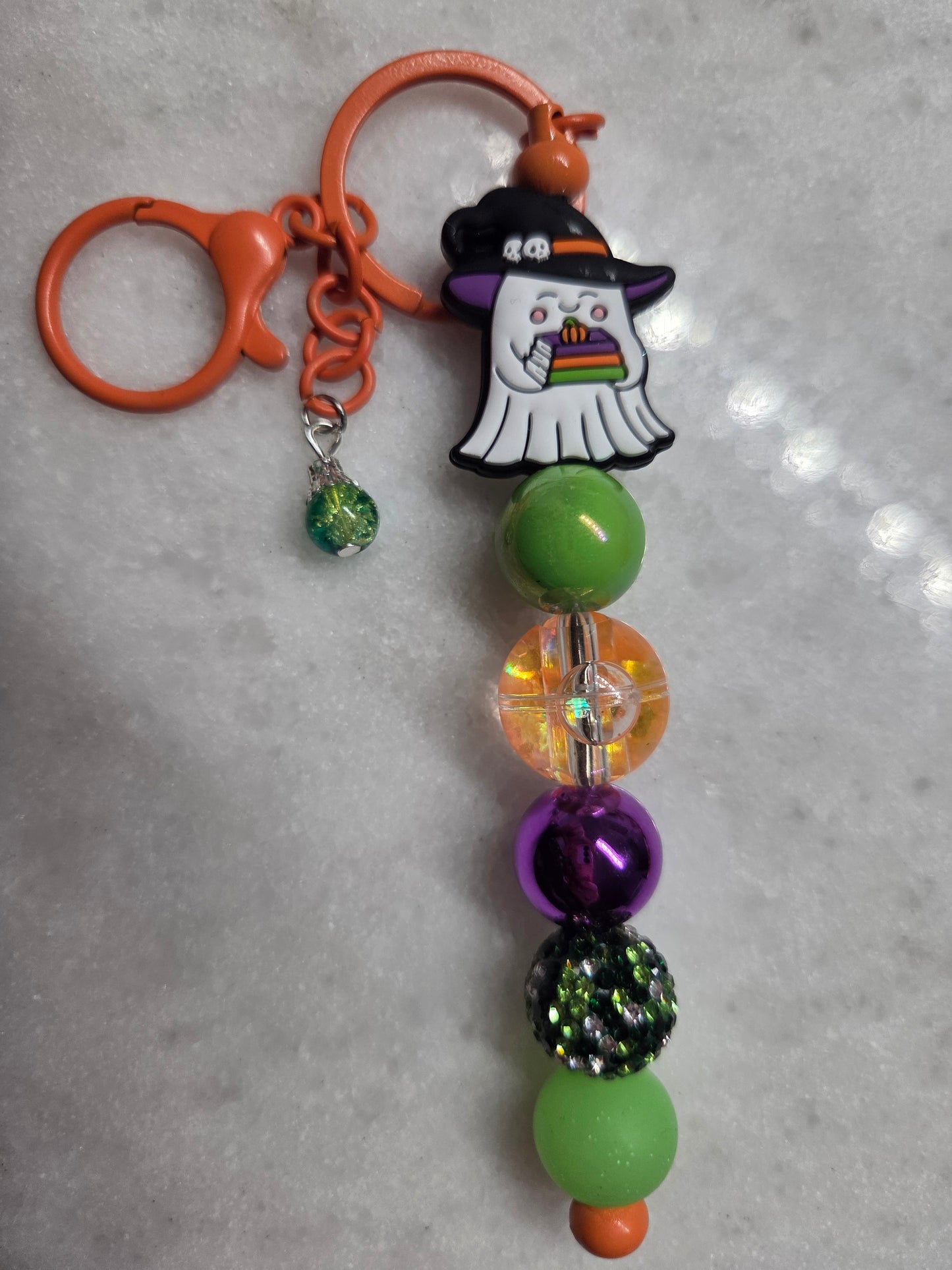 Halloween - Just a Ghost & His Books - Key Chain