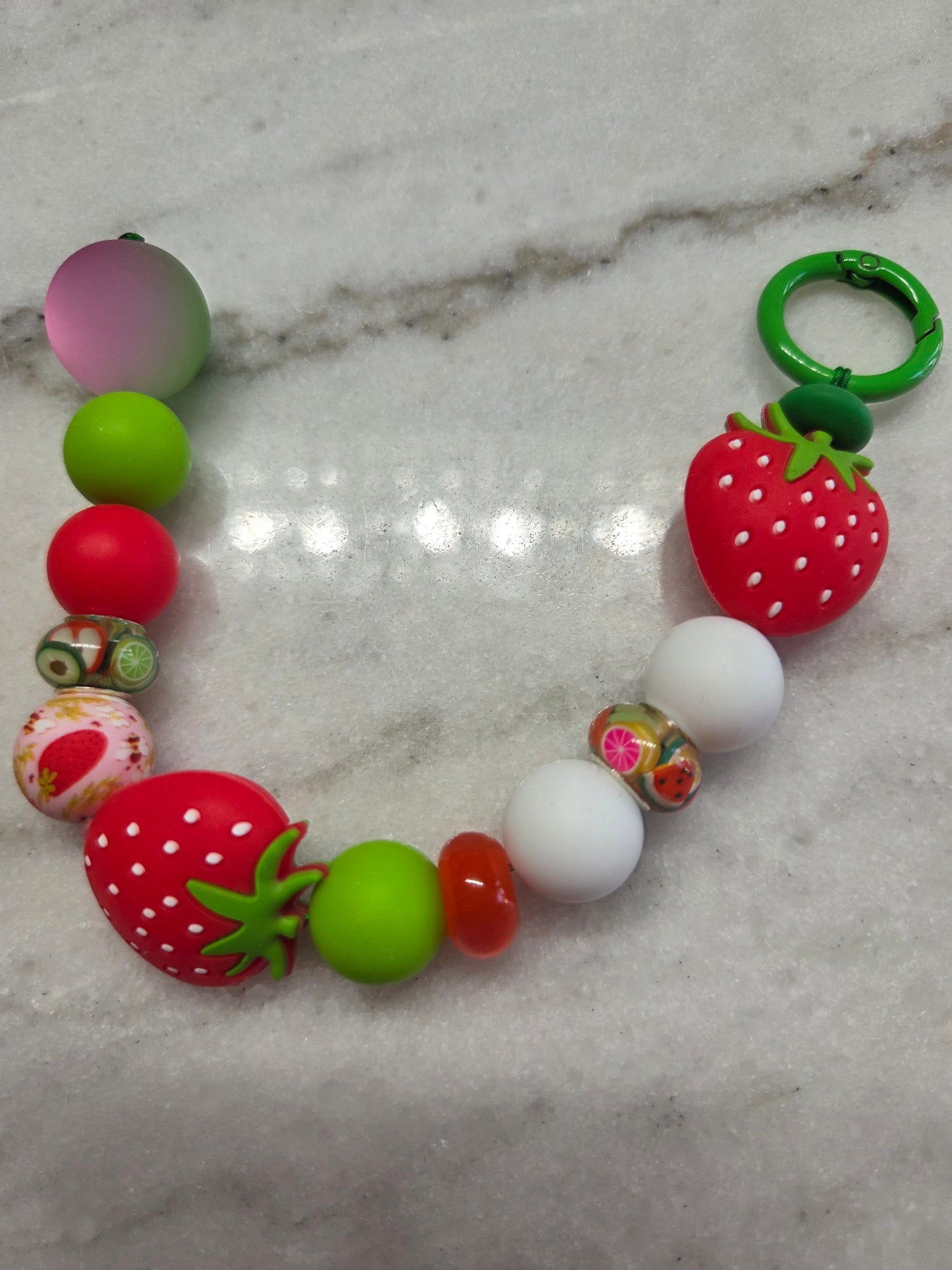 Strawberry 🍓 Fields - Key Chain/Purse Charm