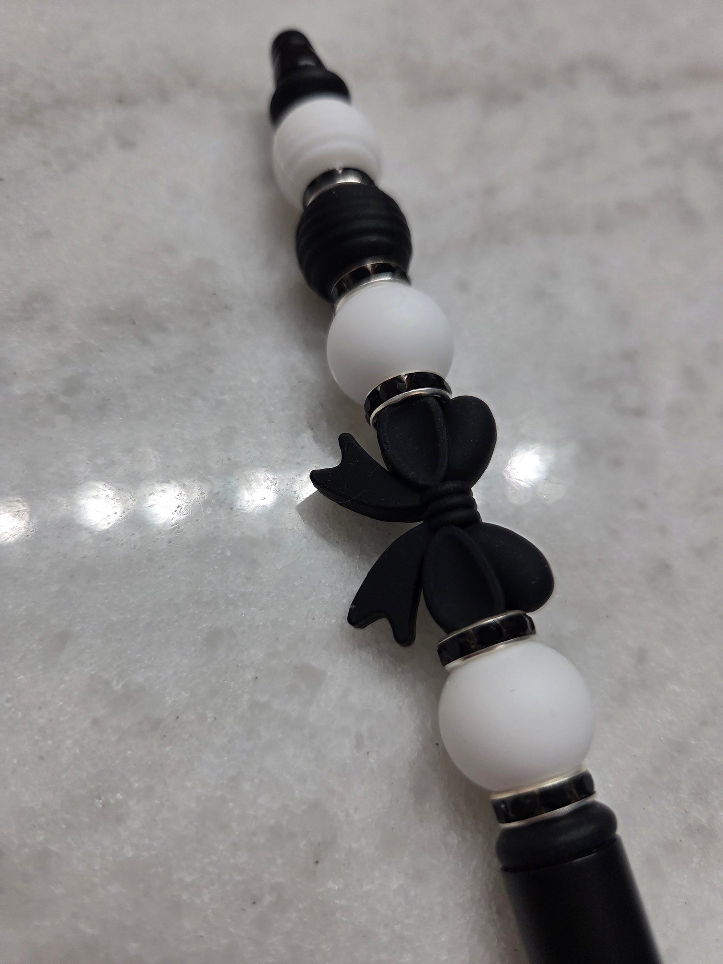 Black & White Bow - Ballpoint Pen