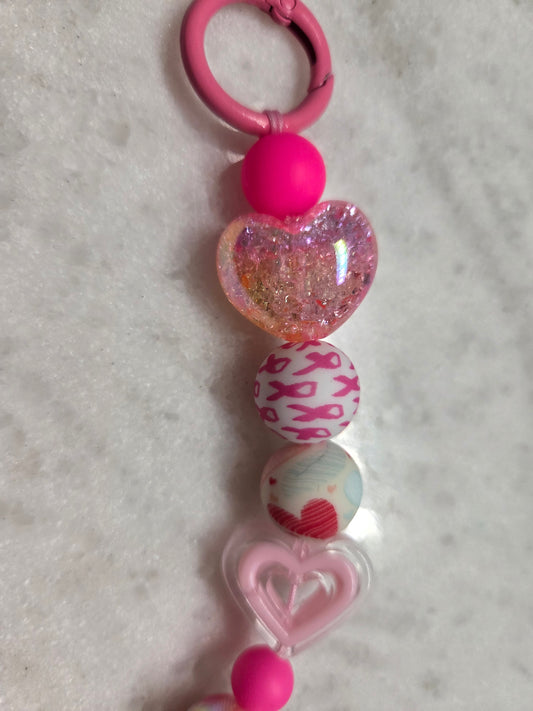 Breast Cancer Awareness - Key Chain/Purse Charm