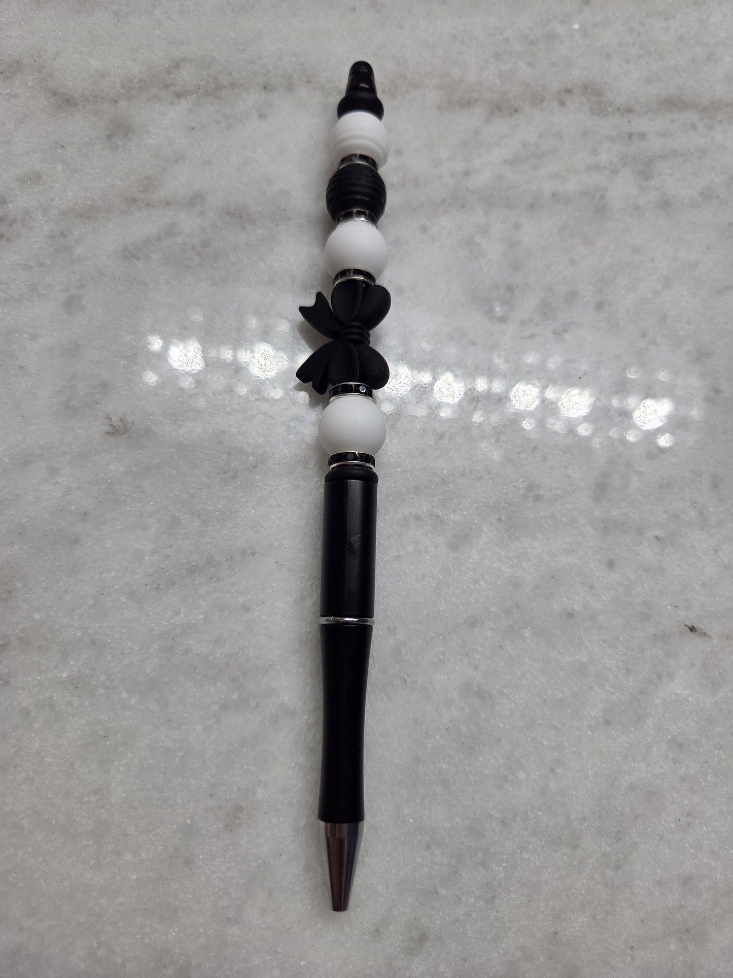 Black & White Bow - Ballpoint Pen