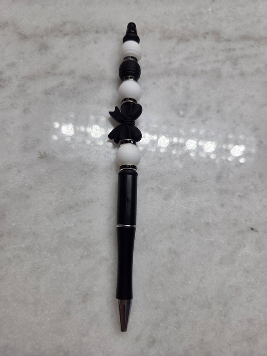 Black & White Bow - Ballpoint Pen