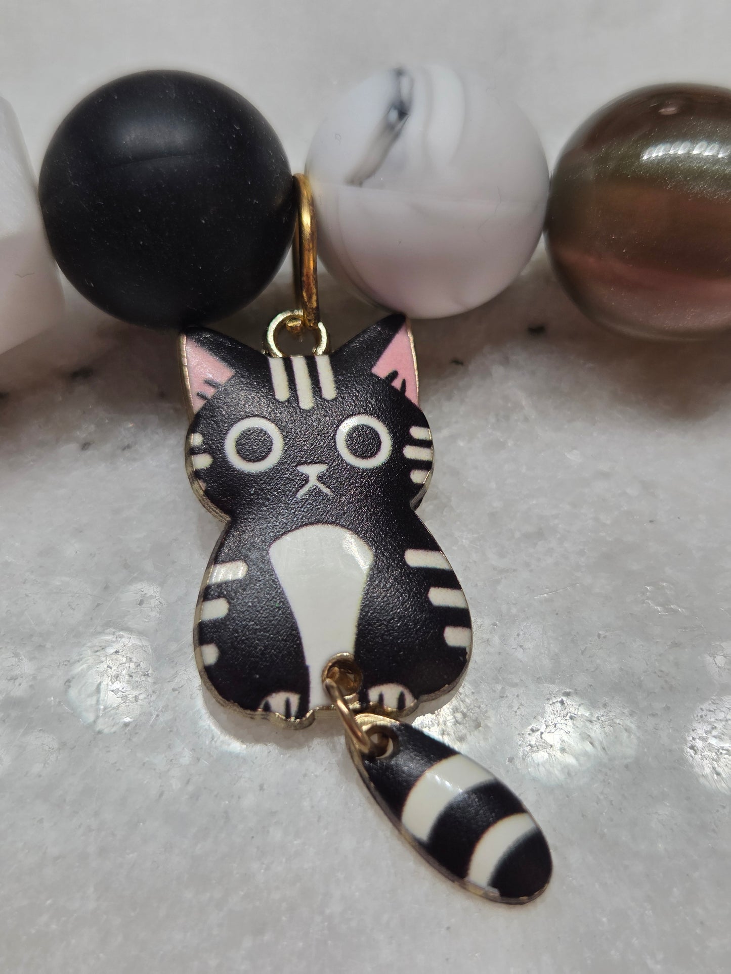 Whiskers & Paws Keychain/Purse Charm