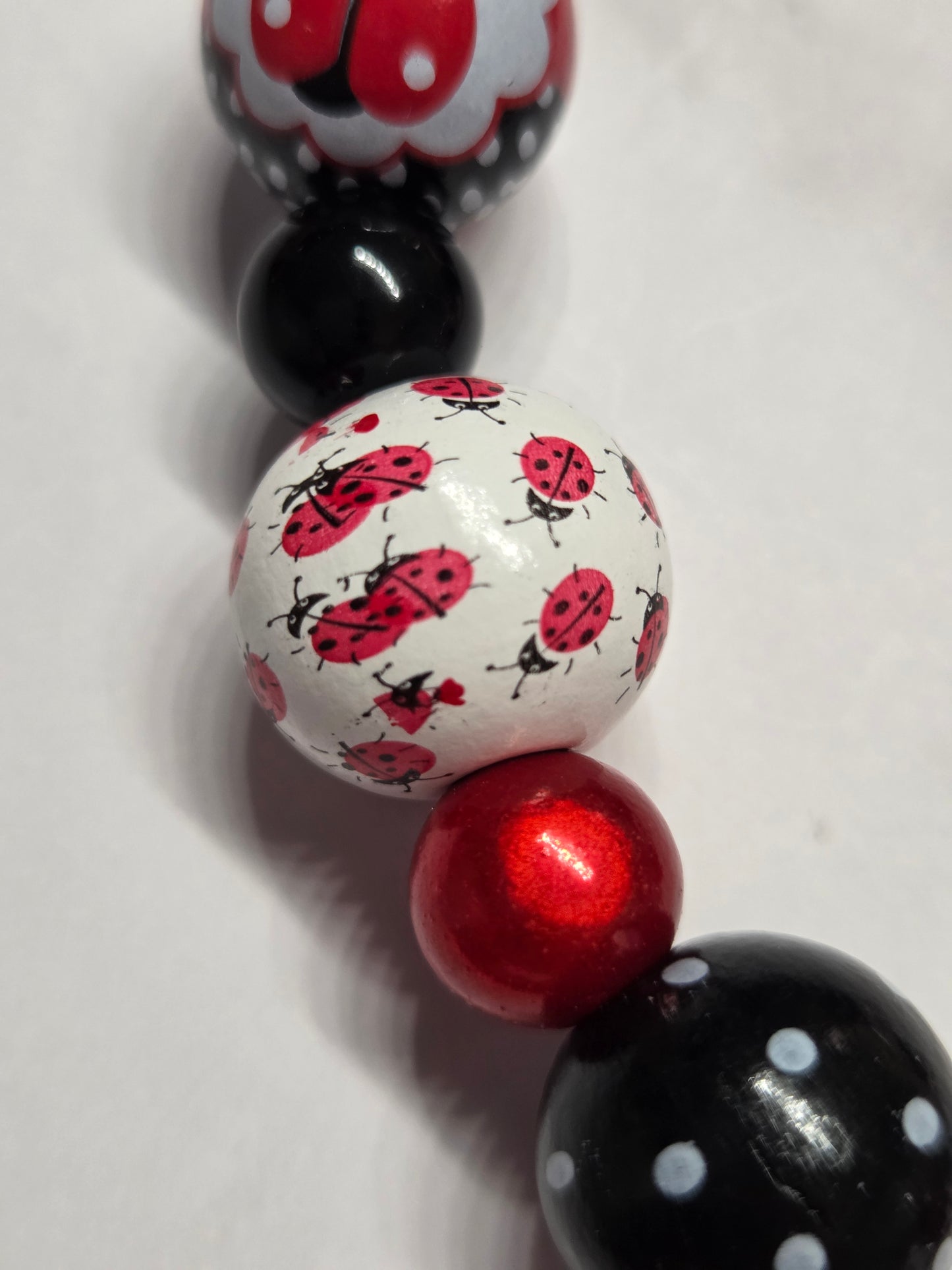 Phone Charm - Lucky Ladybug - so much beauty in one small piece!