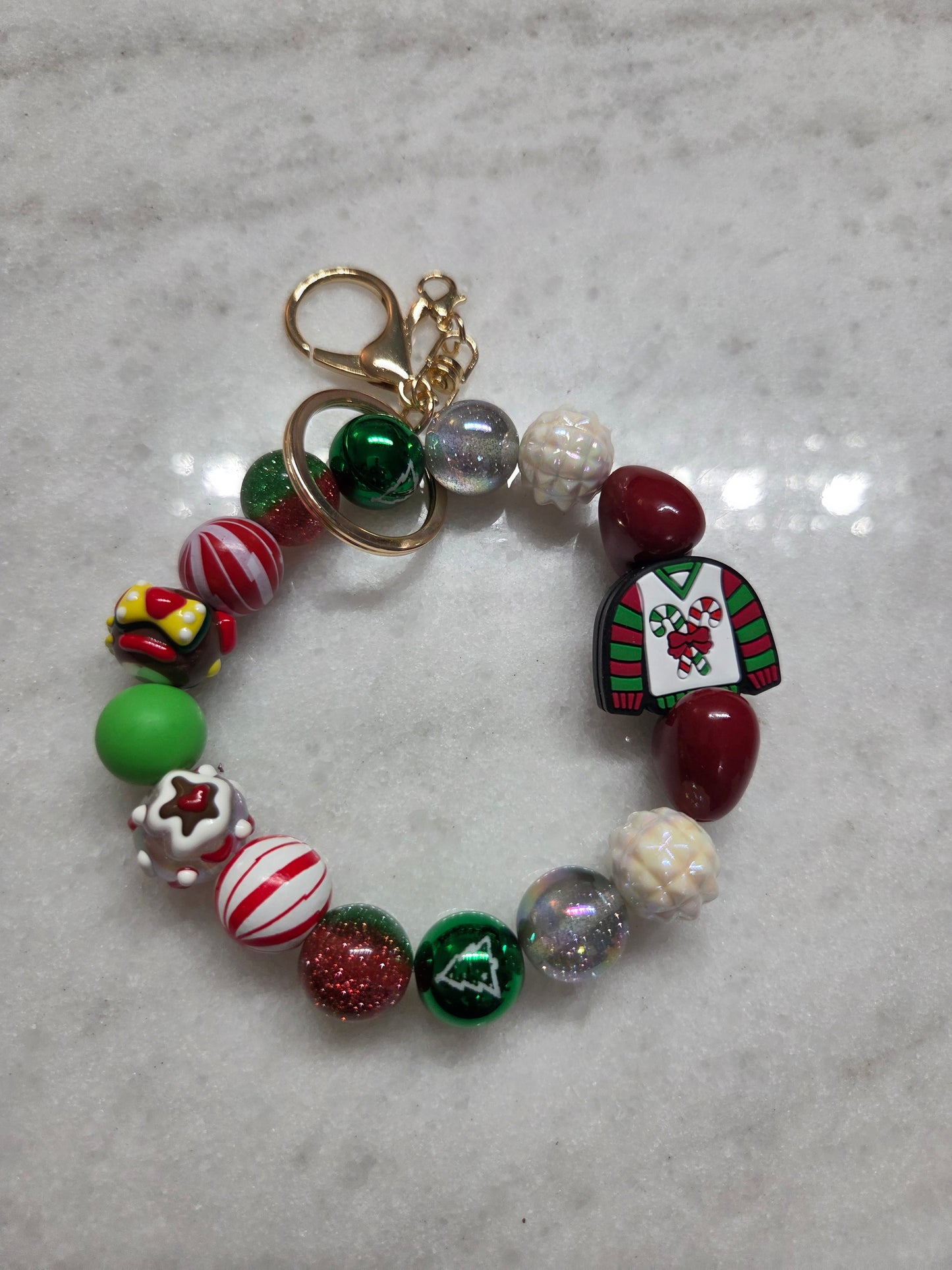 Christmas Wristlet - Ugly Sweater