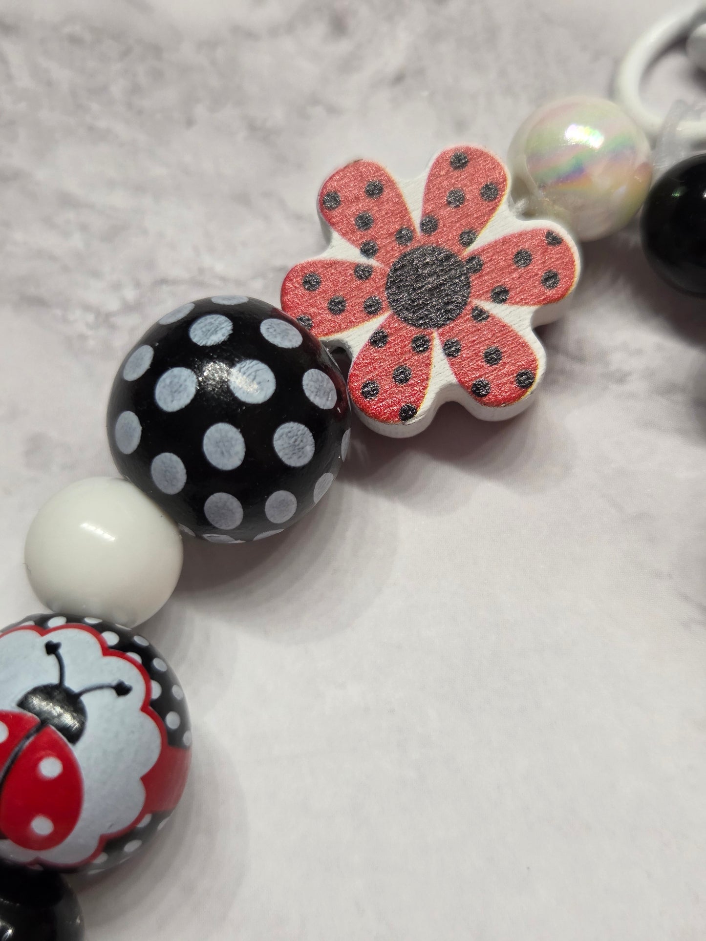 Phone Charm - Lucky Ladybug - so much beauty in one small piece!