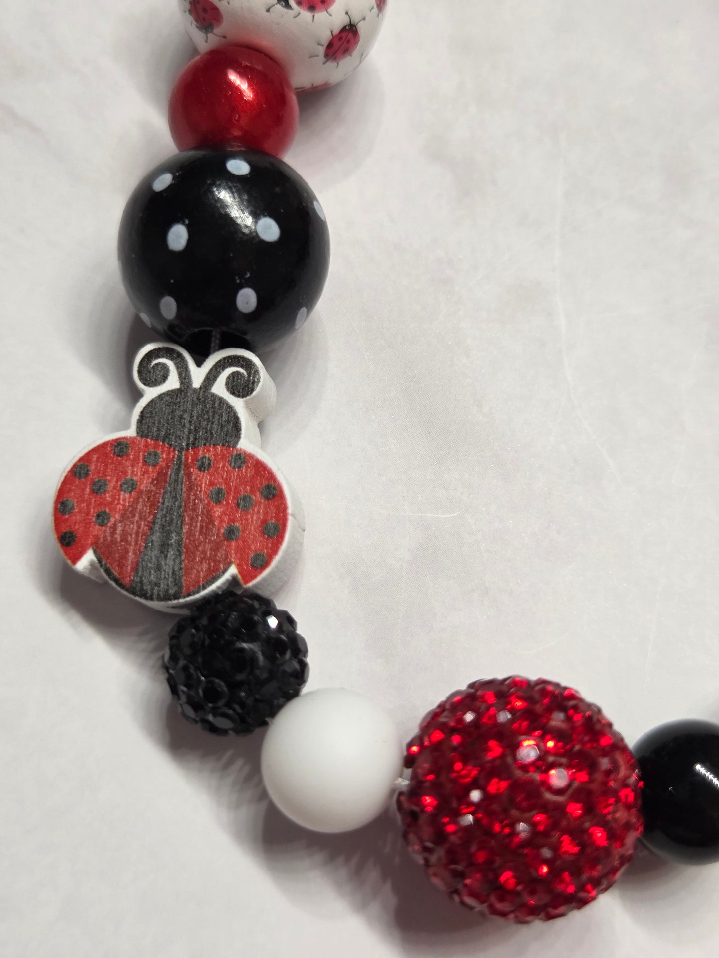 Phone Charm - Lucky Ladybug - so much beauty in one small piece!