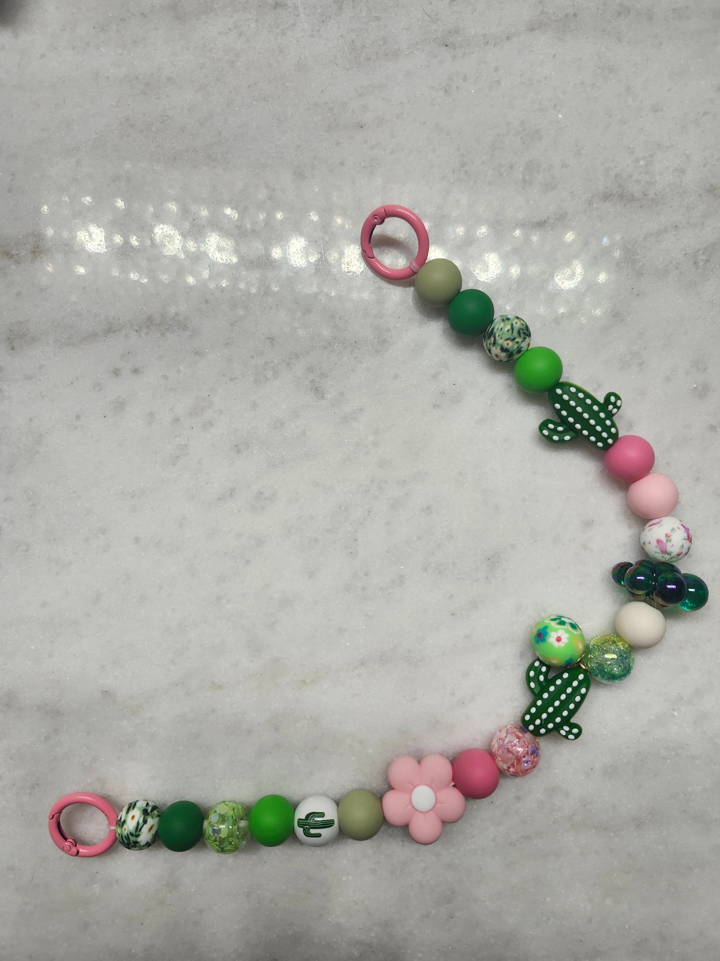 Prickly in Pink🌵🎀 - Purse charm