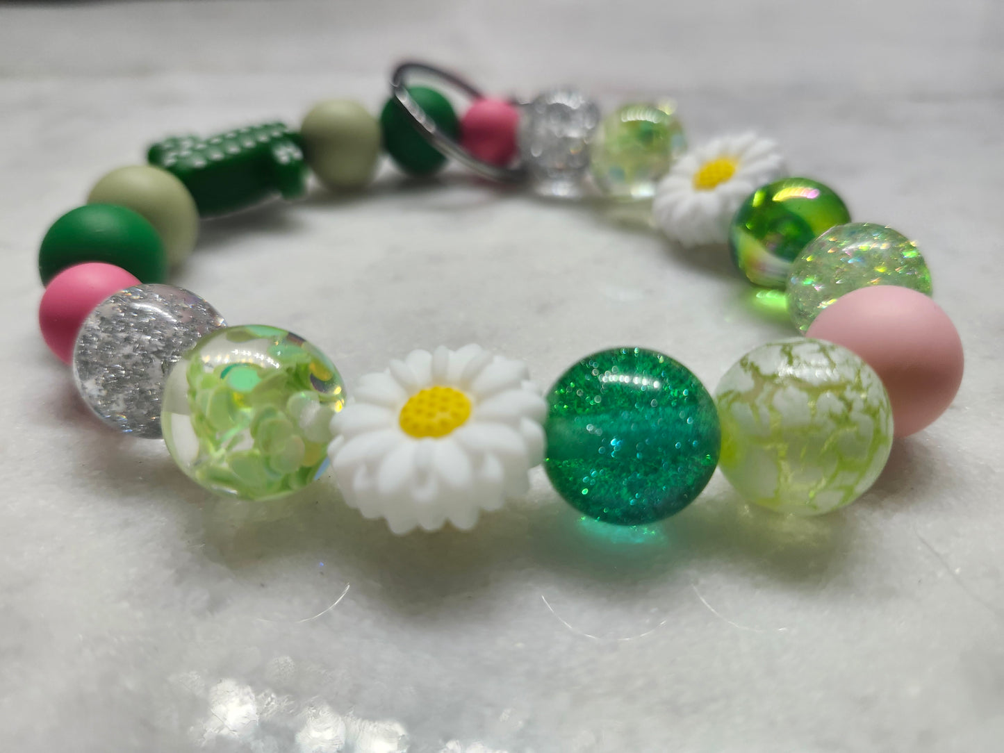 Prickly in Pink🌵🎀 - Wristlet - Daisy Edition