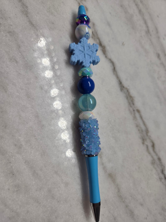 Christmas - Blue Snowflake❄️ - Ballpoint Pen