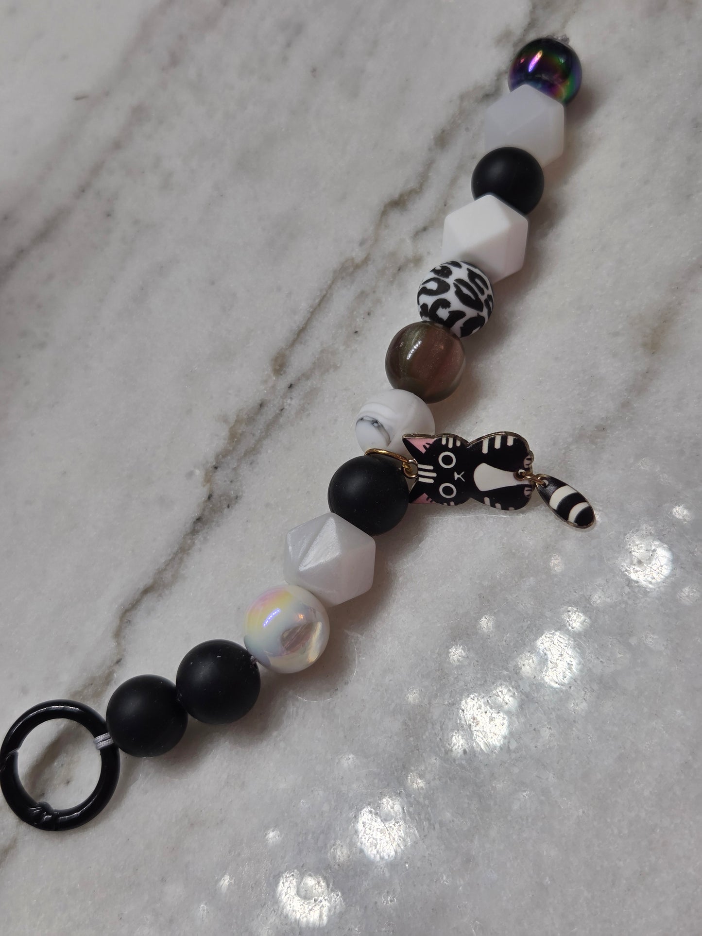 Whiskers & Paws Keychain/Purse Charm