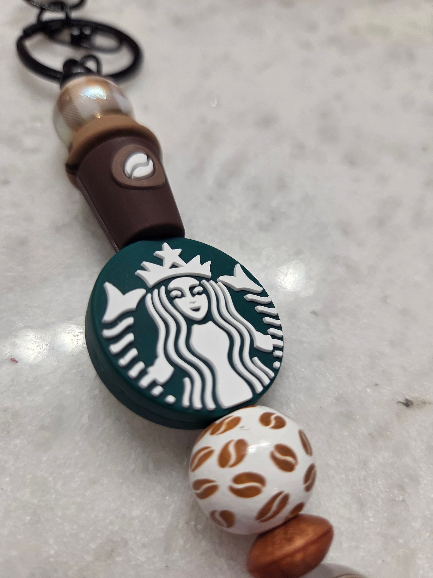 Coffee Cup Keychain - St*rbucks warm coffee ☕️