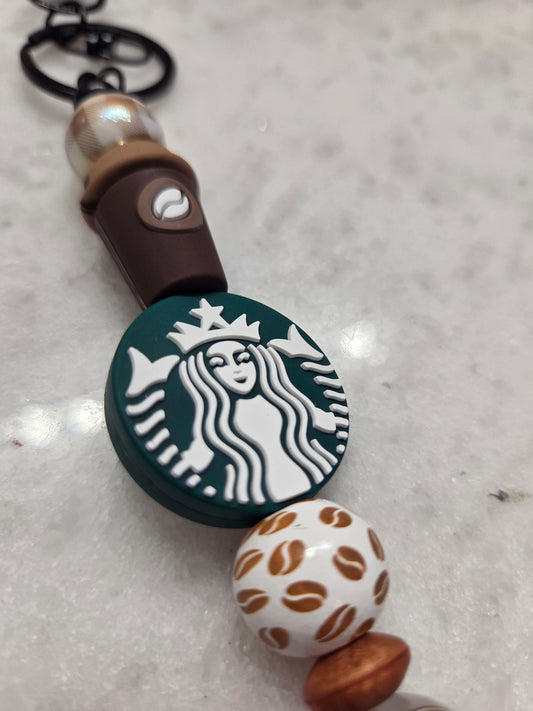 Coffee Cup Keychain - St*rbucks warm coffee ☕️