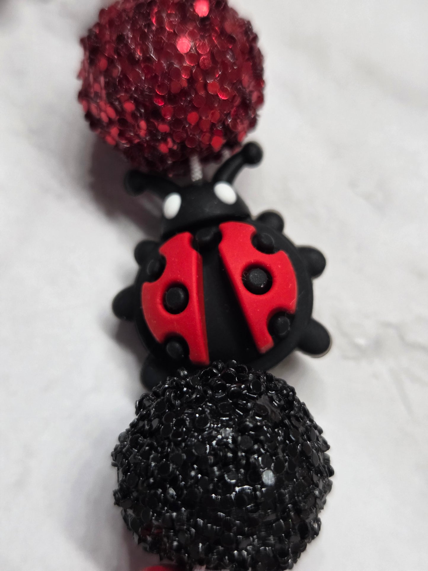 Phone Charm - Lucky Ladybug - so much beauty in one small piece!