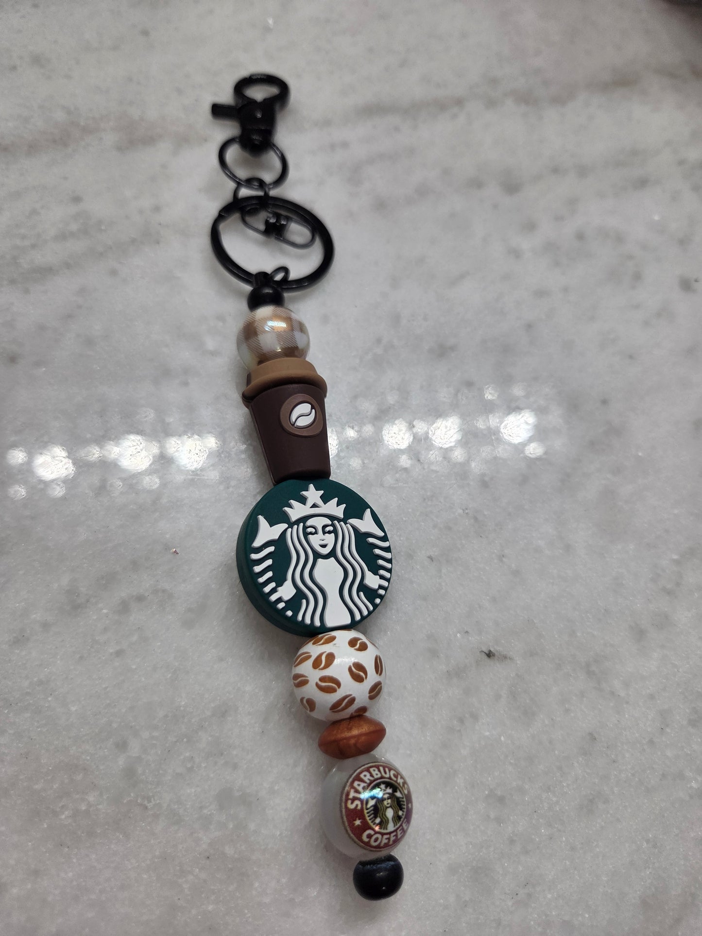 Coffee Cup Keychain - St*rbucks warm coffee ☕️
