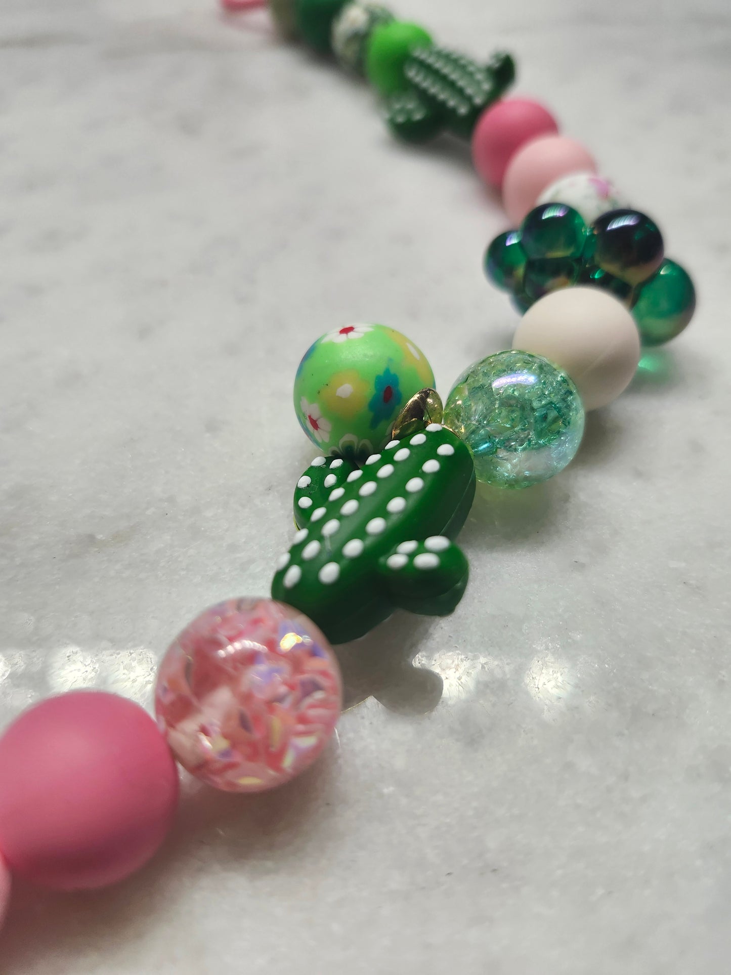 Prickly in Pink🌵🎀 - Purse charm