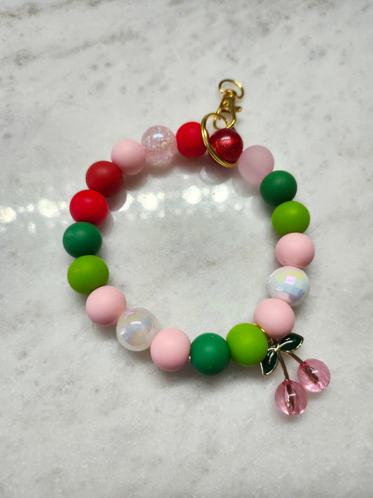 Cherry pop 🍒 Wristlet - Pink