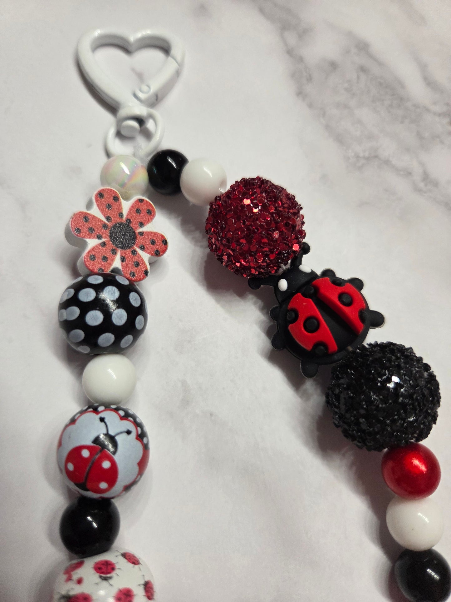 Phone Charm - Lucky Ladybug - so much beauty in one small piece!