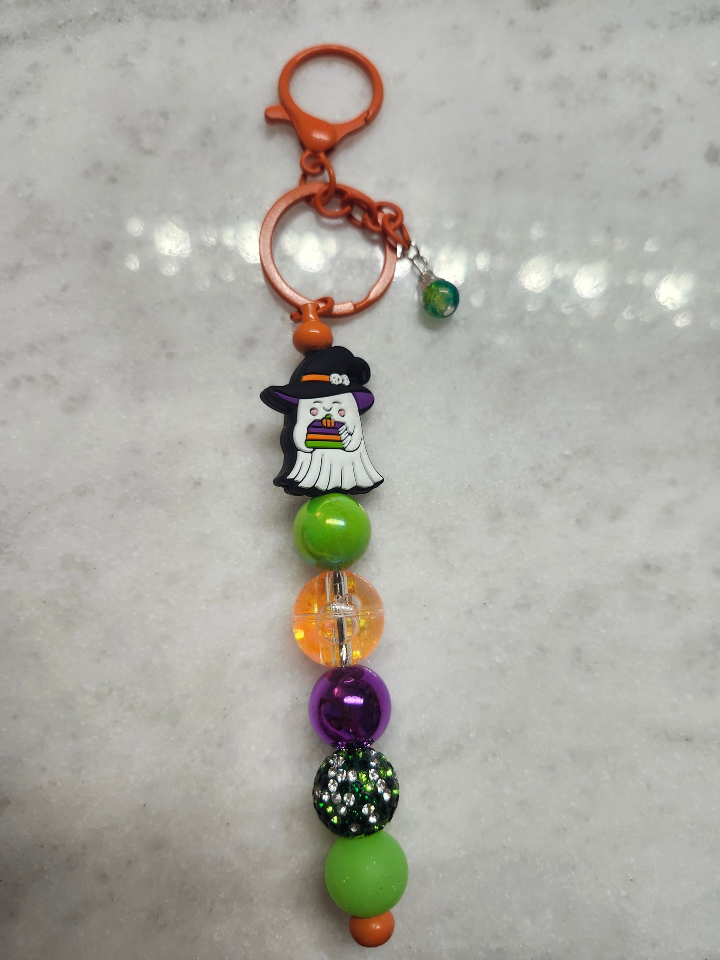 Halloween - Just a Ghost & His Books - Key Chain