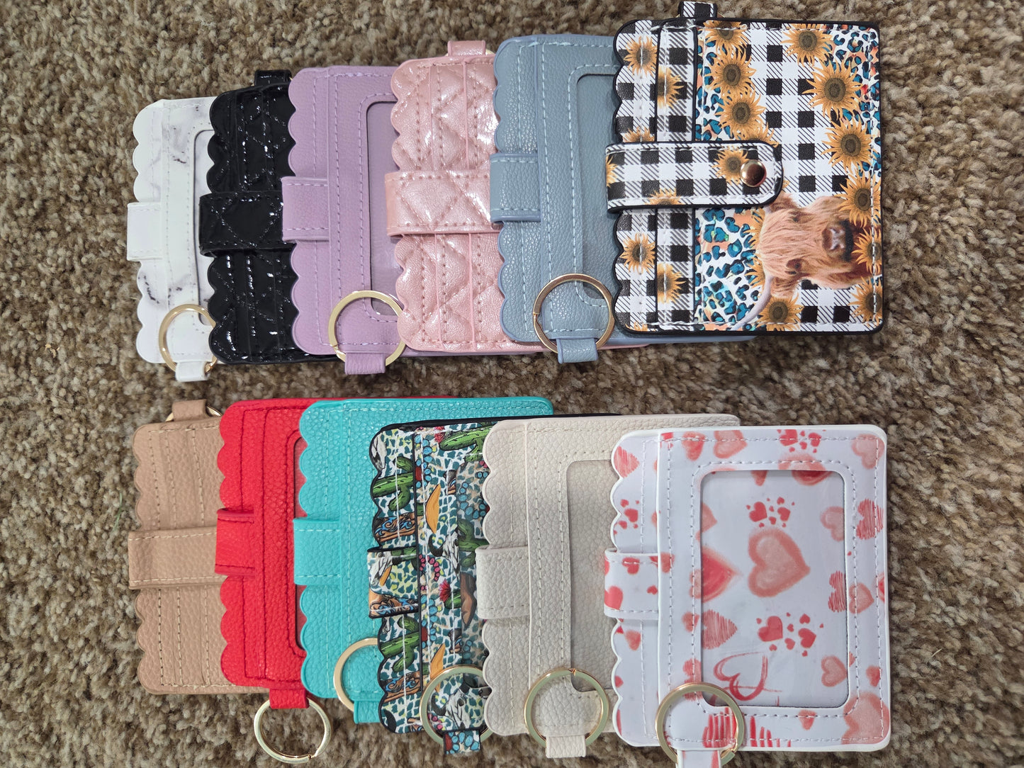 Wristlet/Long Keychain with Wallet