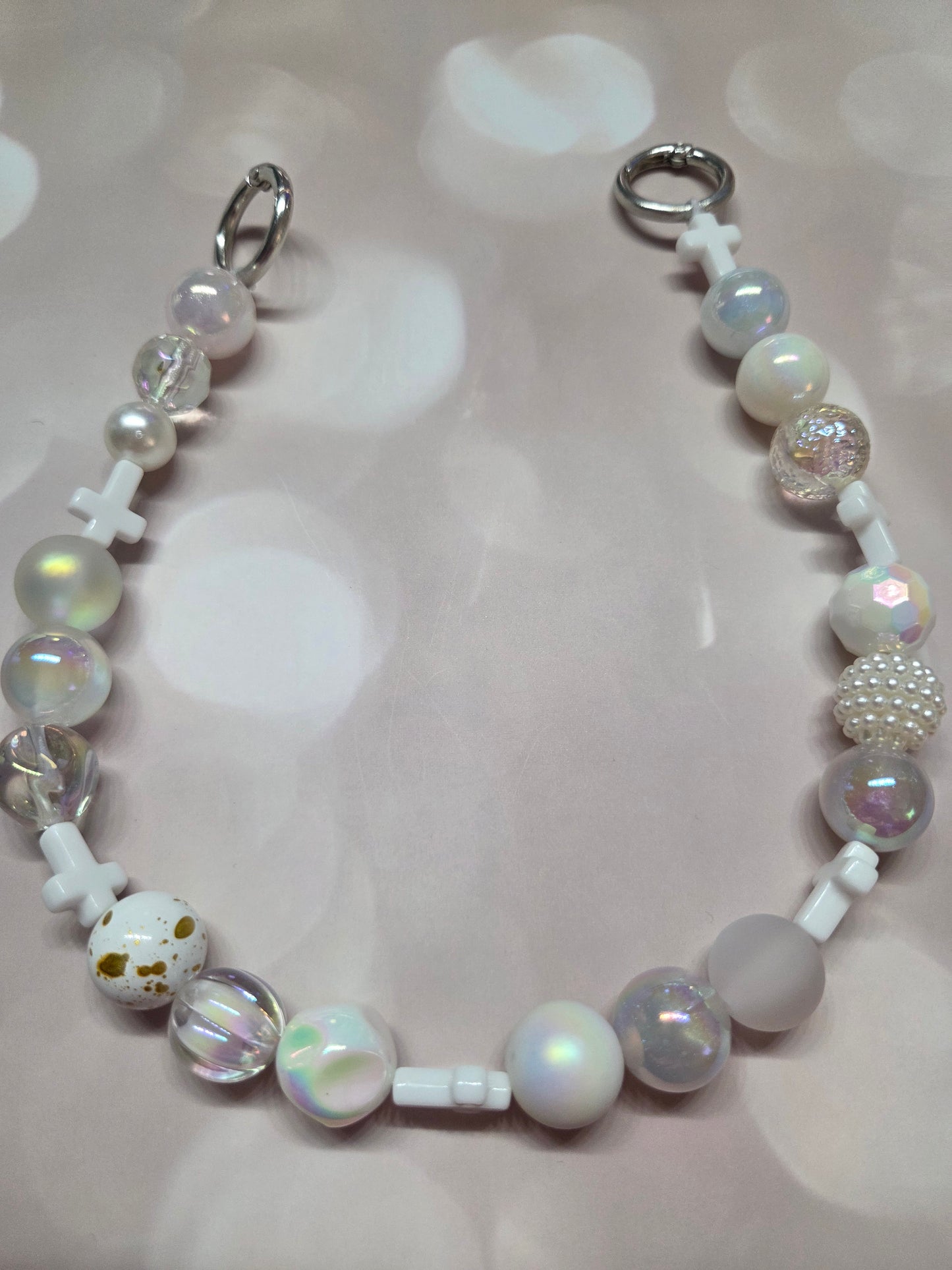 Cross Purse Charm- Crosses available in White, Gold, or Silver, just need purse measurements!