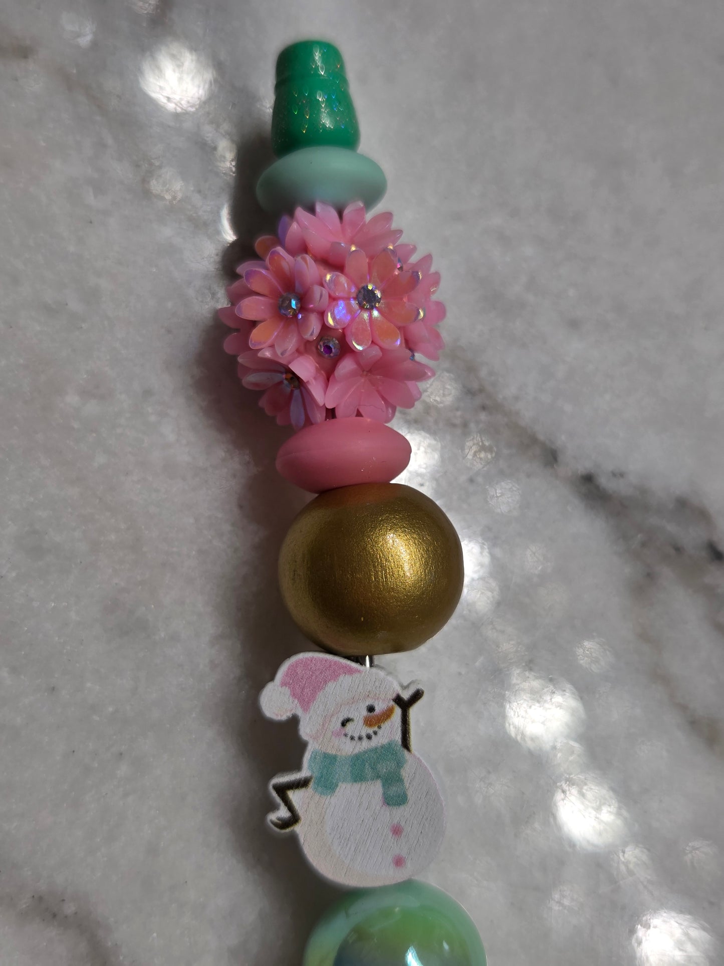 Christmas - Pink & Mint Edition - Snowman Ballpoint Pen