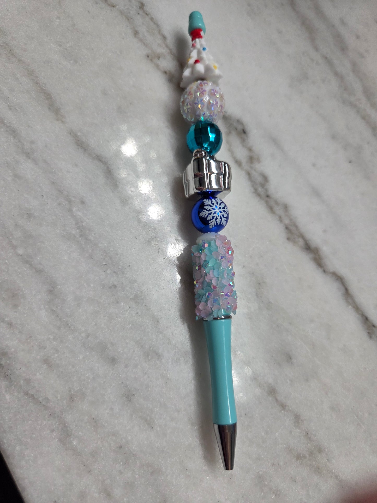 Christmas - Blue Edition - Blue - Ballpoint Pen