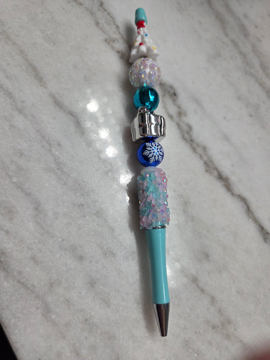 Christmas - Blue Edition - Blue - Ballpoint Pen