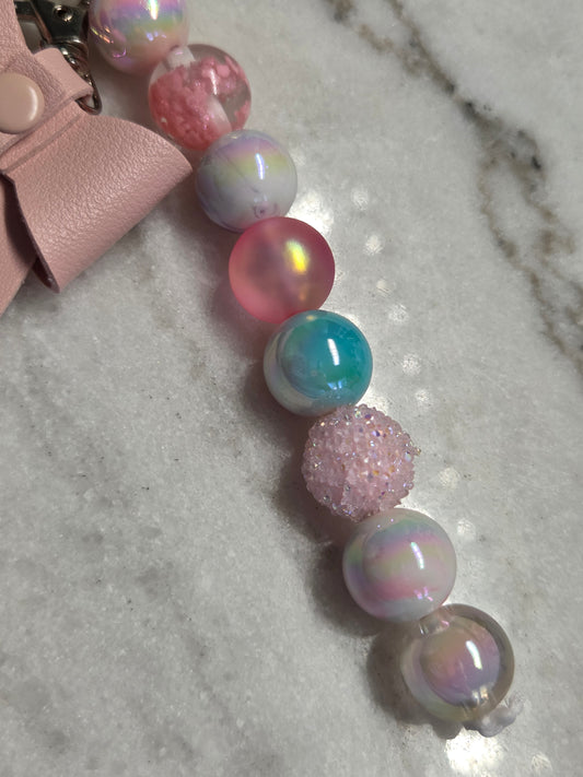 Bow Keychain - Large pink Bow