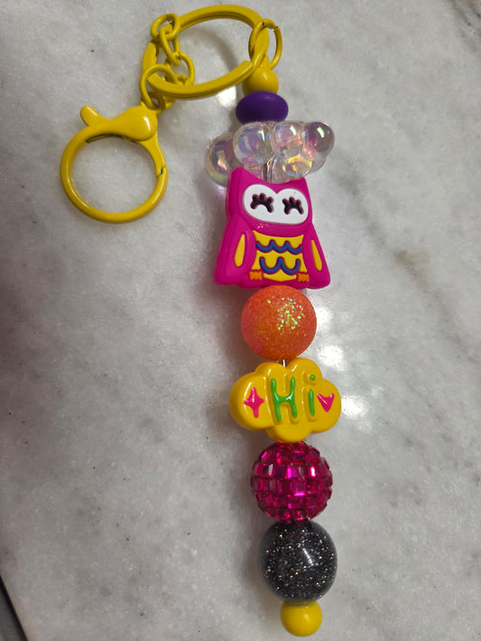 Owls in Clouds - Key Chain🦉☁️☀️