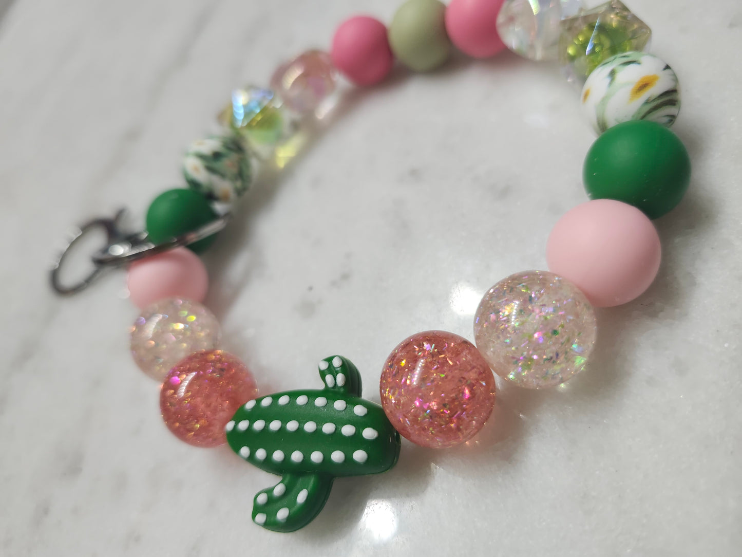 Prickly in Pink🌵🎀 - Wristlet