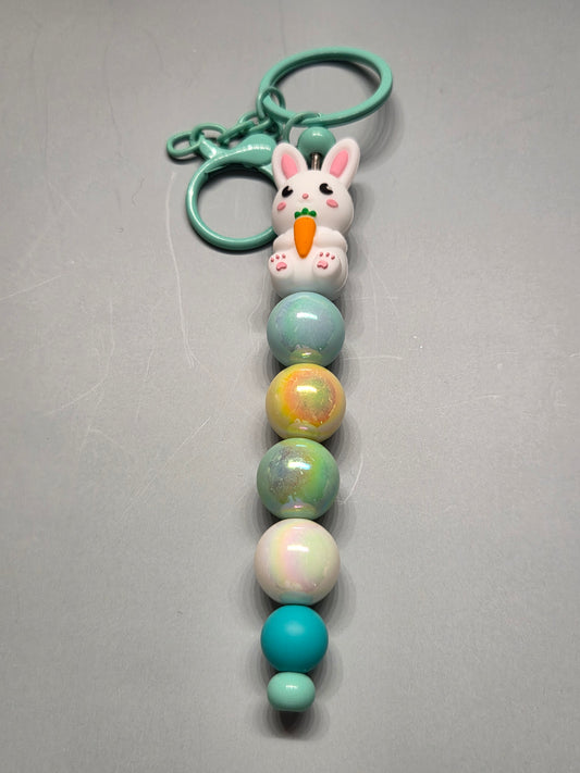 Easter - Easter Bunny and his Lovely Carrot 🥕 Keychain/Purse Charm