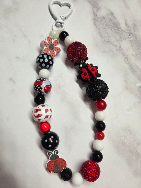 Phone Charm - Lucky Ladybug - so much beauty in one small piece!