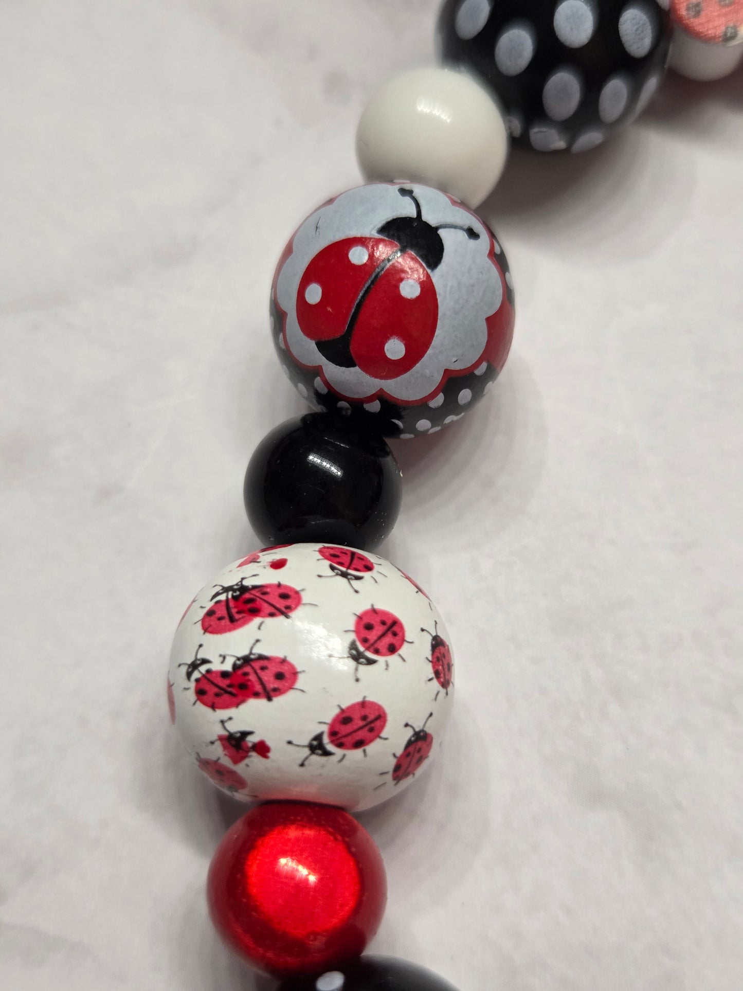 Phone Charm - Lucky Ladybug - so much beauty in one small piece!