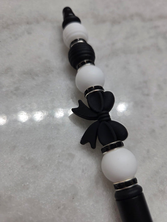 Black & White Bow - Ballpoint Pen