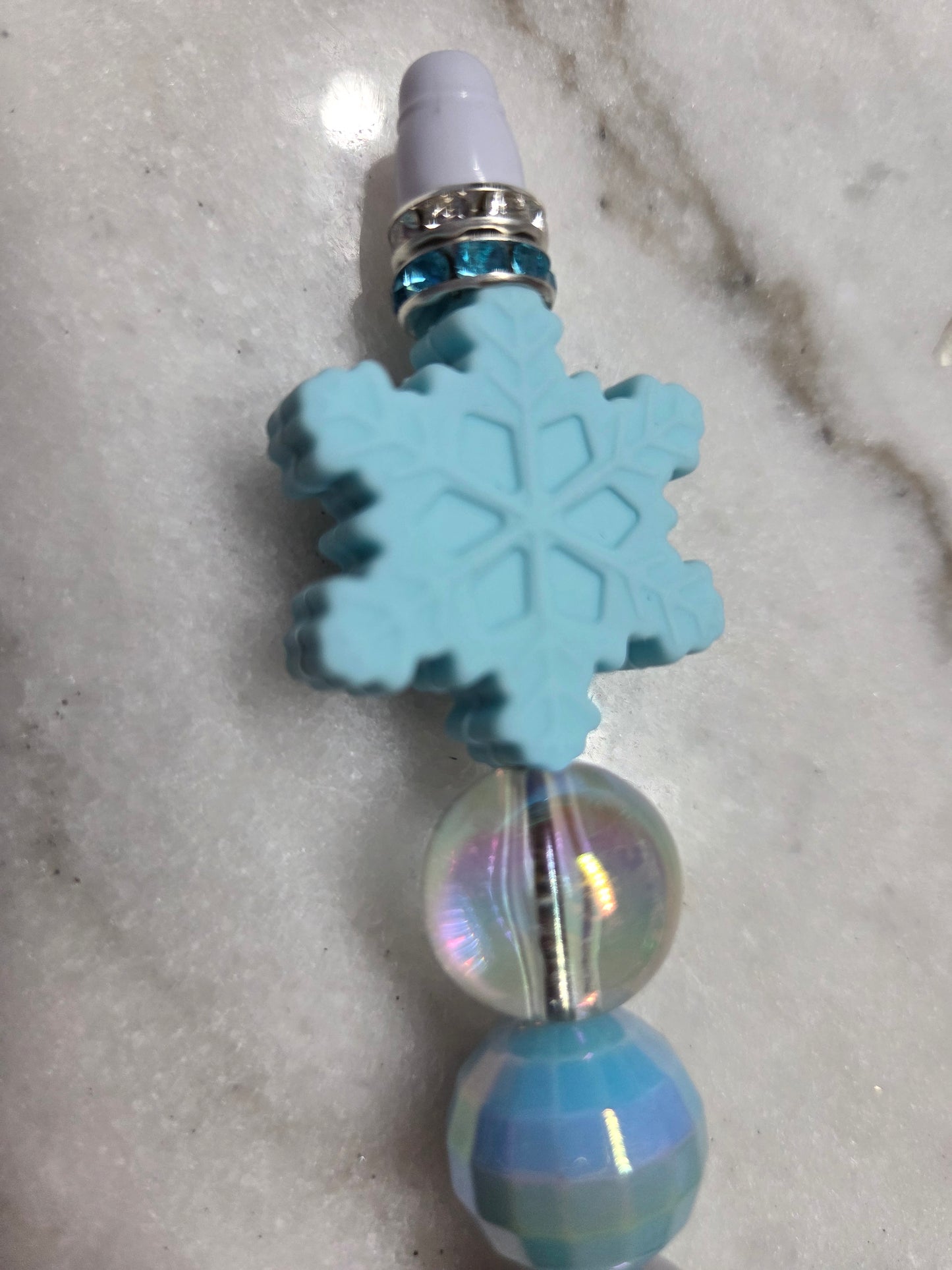 Christmas - Aqua Snowflake ❄️ - Ballpoint Pen