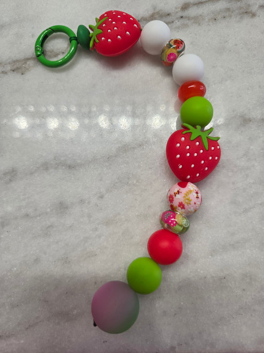 Strawberry 🍓 Fields - Key Chain/Purse Charm