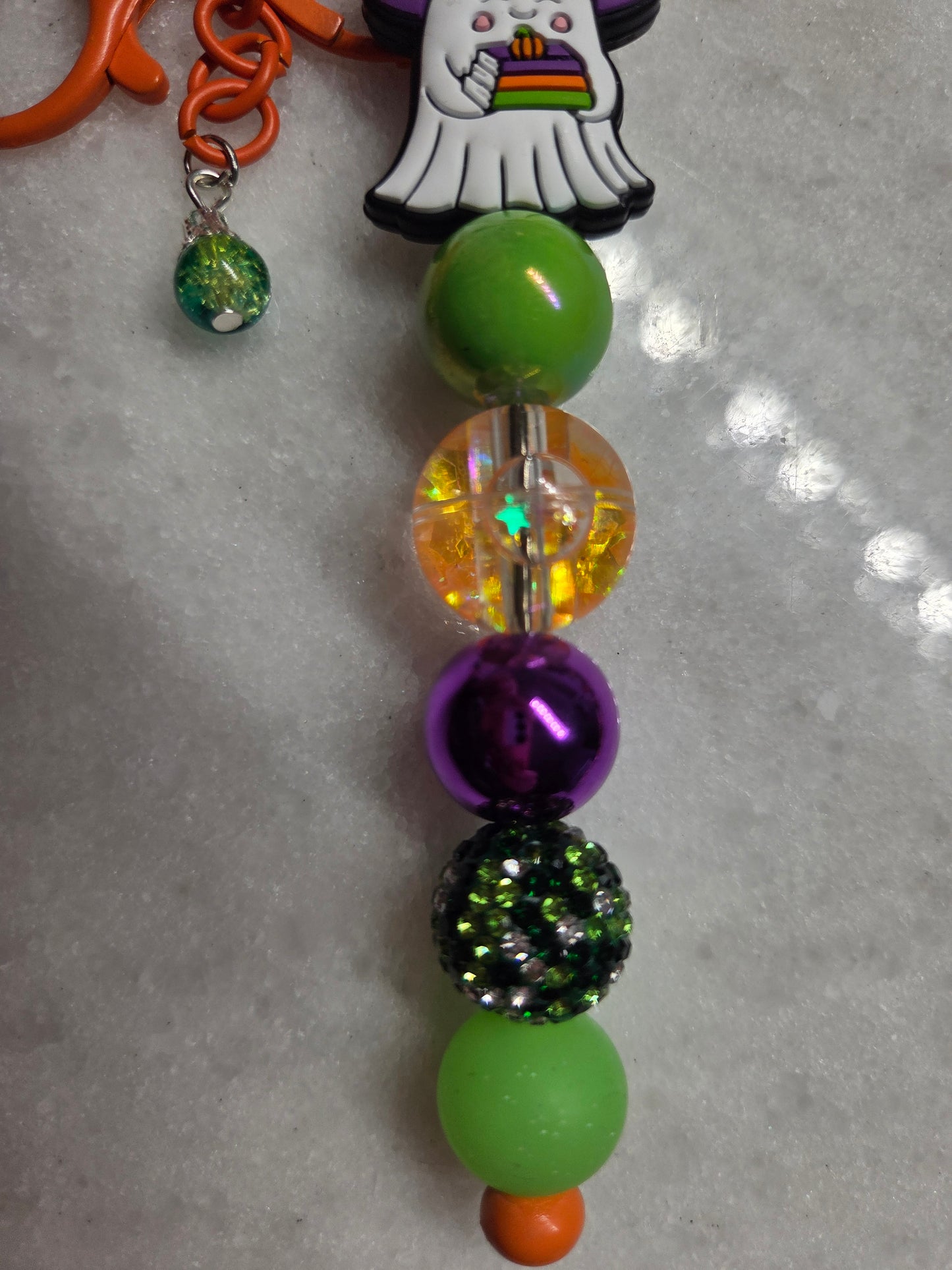 Halloween - Just a Ghost & His Books - Key Chain