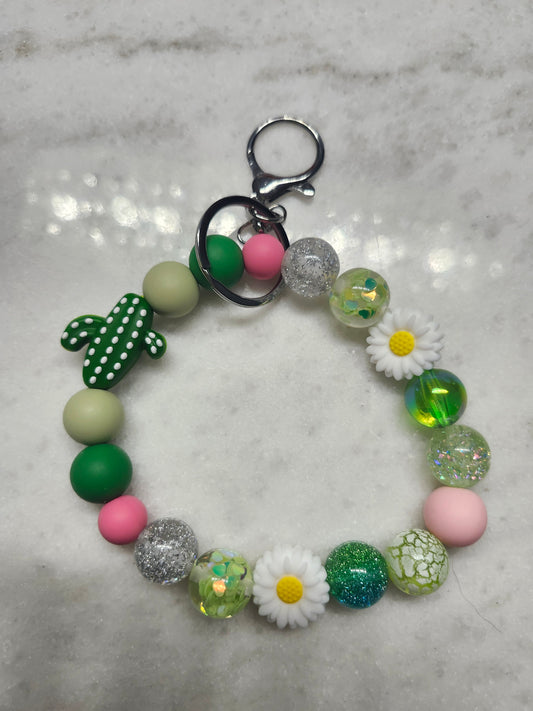 Prickly in Pink🌵🎀 - Wristlet - Daisy Edition