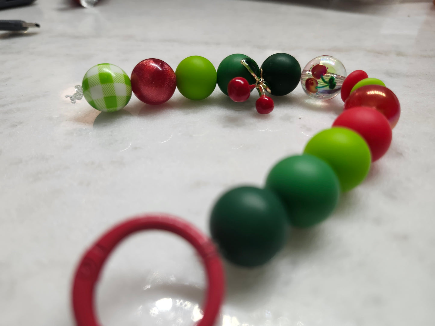 Cherry Pop 🍒 Key Chain/Purse Charm