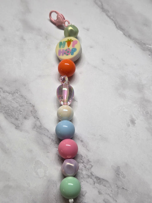 Easter - Easter keychain/Purse charm feat. "Hip Hop" on main Focal