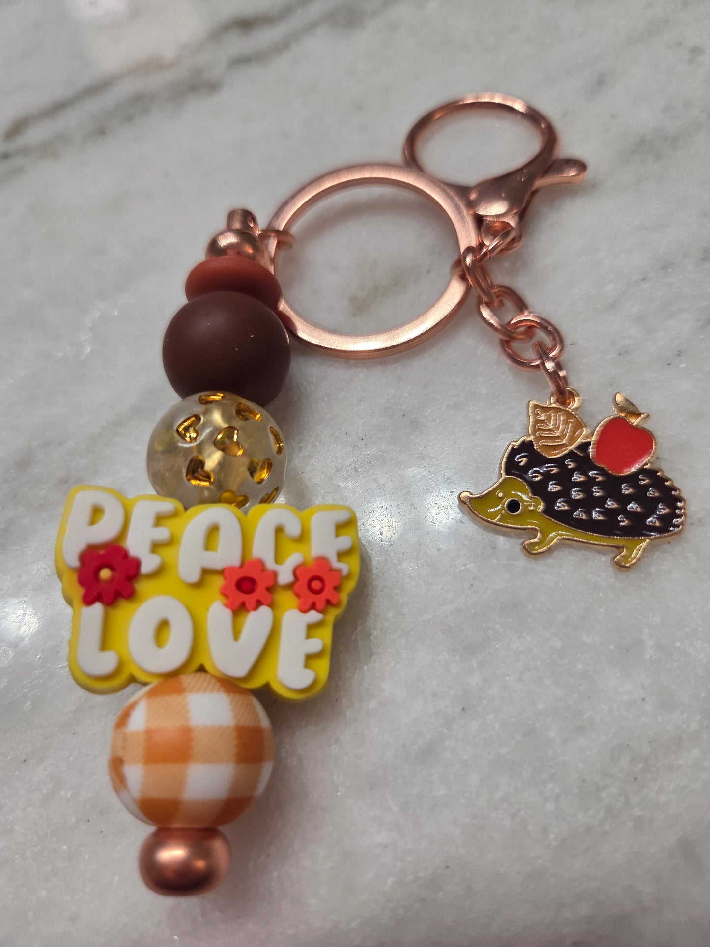 Keychain - Peace/Love