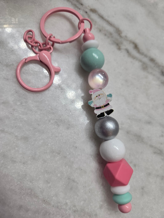 Christmas - Pink Edition & Teal Edition - Santa Man Keychain
